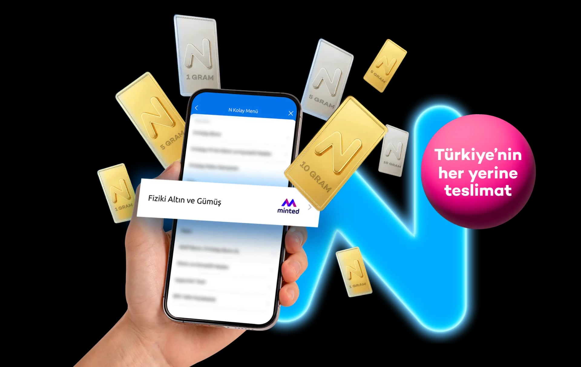 N Kolay Fiziki altın ve gümüş fırsatı gösteren banner görseli